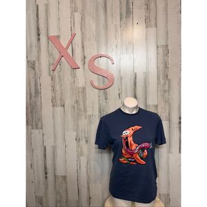 Primark x Nickelodeon SpongeBob SquarePants Patrick Star Graphic Tee Navy XS